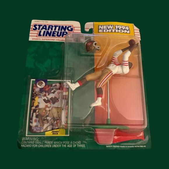 Sealed  Vintage 1994 NFL Starting Lineup Jerry Rice San Francisco 49ers Figure - Picture 1 of 10